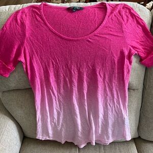 Women's Pink Gradient Top